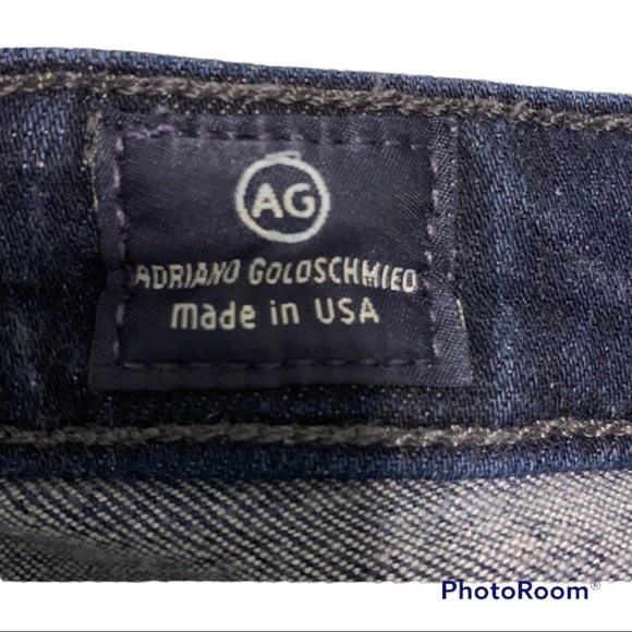 ❄️ADRIANO GOLDSCHMIED Jeans Size 29R Great Condition Dark Denim - Picture 5 of 9